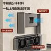 Kitchen folding vegetable preparation rack suction cup multi-layer multi-functional side dish household wall-mounted storage