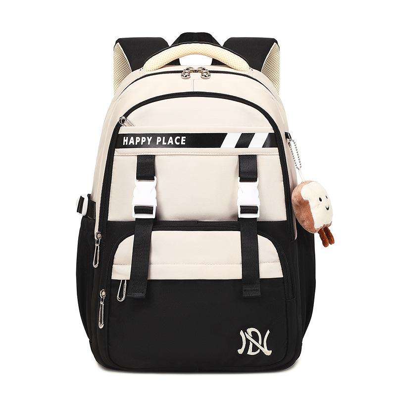 Large Capacity Schoolbag for High School Students Simple Style Girls Backpack for College High quality College Style Dirty
