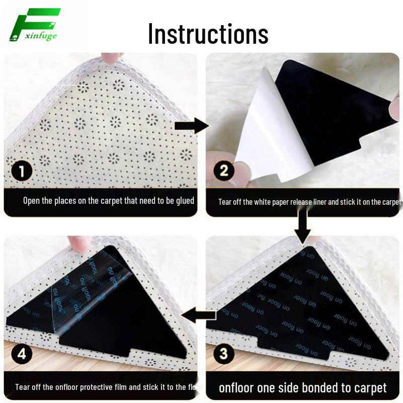 Eco-Friendly Non-Slip Washable PU Floor Mat Sticker