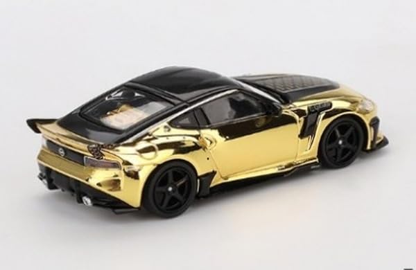 MINI GT Scale Nissan Z Veilside FFZ400 Gold Chrome Finished Model 1/64 (Left-Hand Drive) MGT00985-L