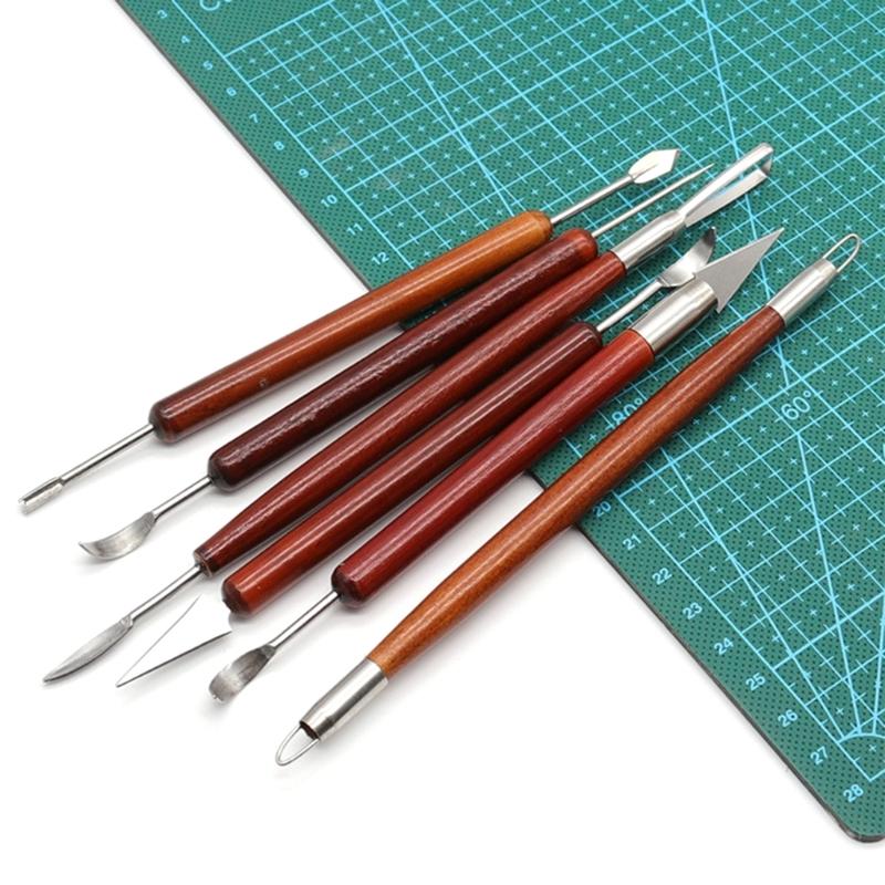 Pottery Sculpting Tool 6Piece for Detailed Handcrafted Pottery Sculptures Must Have Pottery Tool for Carving Enthusiasts
