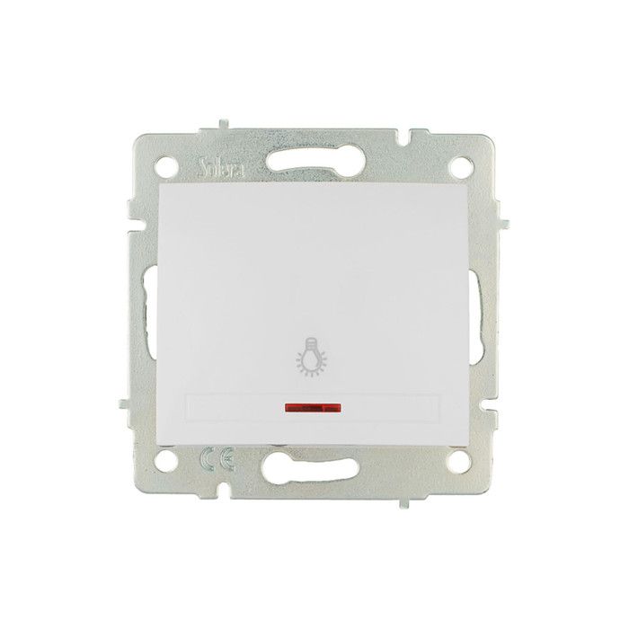 Bouton Poussoir Lumineux 10a 250v S.Europa Solera Erp04ilqc