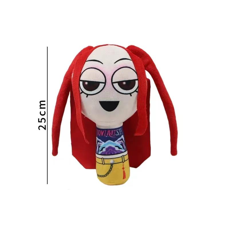 25CM New Hot Anime Figure Kpop Demons Hunters Creative Rhythm Box Plush Cute Pillow Soft Dolls for Fans Christmas Birthday Gifts