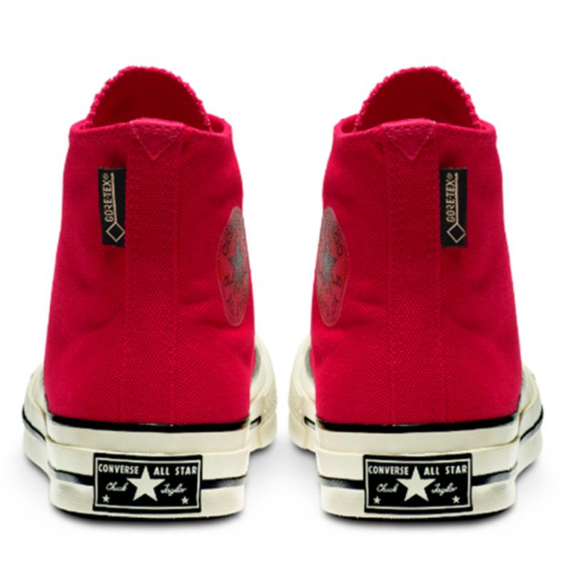 Converse Chuck Taylor All Star 1970s GORE-TEX Canvas High Top Lace-up High Top Canvas Unisex Red