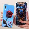 For Samsung A40 Case Transparent Cute Cat Fashion Butterfly Funny Painted Phone Casing For Samsung Galaxy A40 SM-A405F Cover