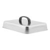 Stainless Steel Rectangular Basting Cover Cheese Melting Dome Steaming Cover Lid Grill Accessories for Flat Top