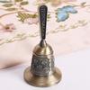 European Hand Ring Bell Personalized Bar Dish Bell Call Dinner Bell Retro Metal Pastoral Wind Chime Meeting Reminder Bell