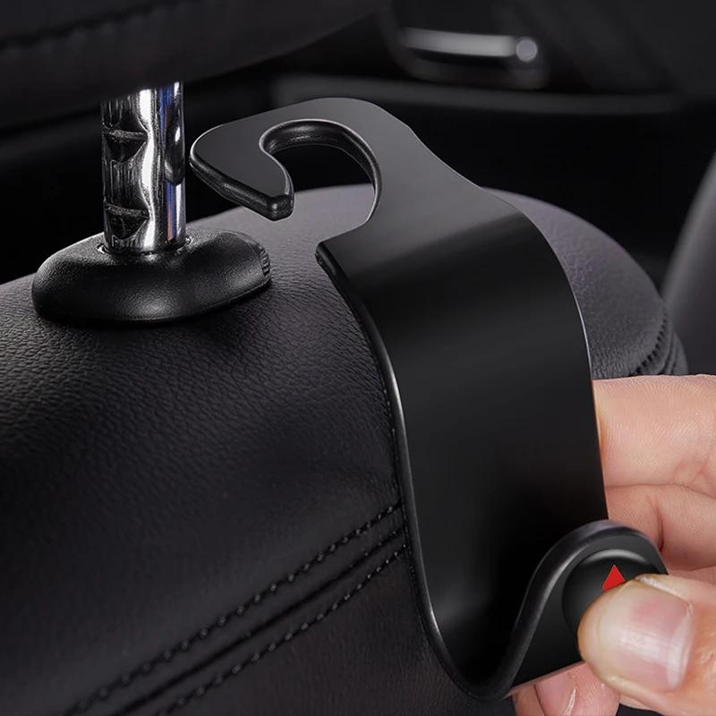 Háčky na zadní stranu autosedačky Úložné háčky na drobnosti Věšák na opěrku hlavy pro Mitsubishi ASX EVO Lancer Montero Mirage Pajero Galant Xpander Eclipse