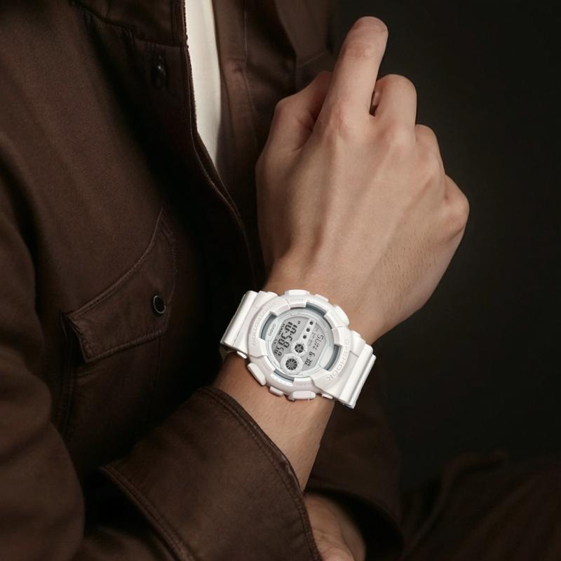 CASIO GShock Steel Series 200m Waterproof Quartz Resin Strap Men s Watch Gray Dial GD-100WW-7 серый