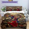 3Pcs Spiderman Web Shadows Bedding Set Quilt Cover Pillowcase Home Christmas Xmas Halloween Gift 1 Duvet Cover 2 Pillowcase M928433