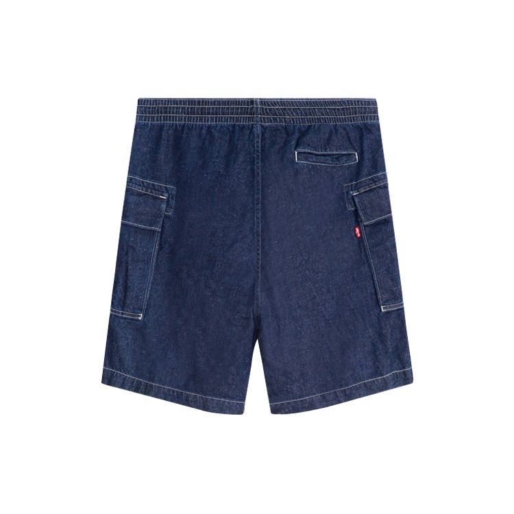 Levis Casual Loose Multi-Pocket Denim Shorts Men Shorts Blue 54849-0002