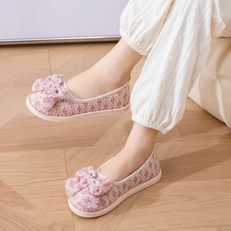 Wochenbett Schuhe Sommer dünne Tasche mit postpartalen schwangeren Frauen Frühling und Herbst weiche Sohle rutschfest 6. Mai atmungsaktiv dicksohlige Mutterschaftspantoffeln