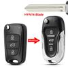 KEYYOU Modified Remote Key Shell For Hyundai I20 I30 IX35 I35 Accent Kia Picanto Sportage K5 3NT Flip Folding Remote Key Case
