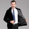 Winter Plush and Thickened Jacket Men's Mink Velvet Hood, Golden Mink Velvet Jacket Middle-aged and Elderly Father's Winter Cardigan New Style
