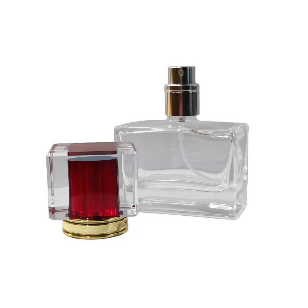 30ml Premium Refillable Glass Perfume Spray Bottle with Crystal Cap