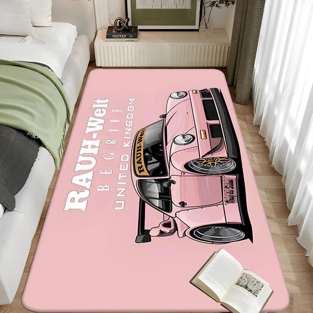 Alfombra Deportiva JDM RWM de Tokio para Decoración del Hogar Felpudo Alfombras de Sala de Estar Alfombra de Dormitorio Pasillo Alfombra Antideslizante Alfombra de Cocina Felpudos