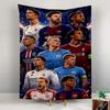 Tapestry Football Stars Ronaldo Messi Mbappe Haaland Group Poster Wall Hanging
