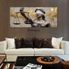 1 buc Zeița Dreptății Themis Tablou pe Pânză Fără Ramă Modern Minimalist Decorare Sufragerie Tablou Tematică Juridică Birou Han