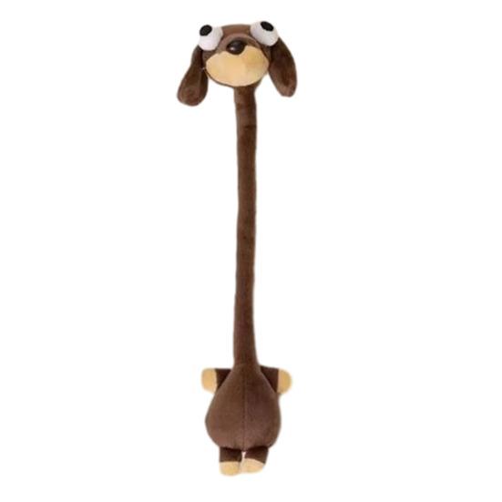 

Cute Big-Eyed Stuffed Toy Long Neck Dog Duck Giraffe Plush Doll Car Bag Keychain Cute Animal Bendable Plush Figure Unique Gift for Dog Lovers Kids A