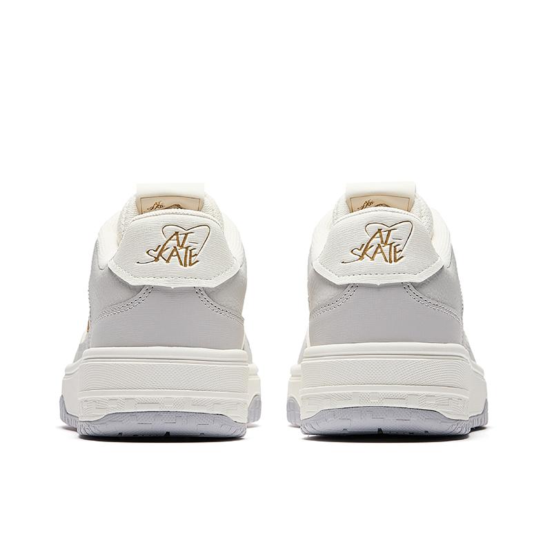 Anta Street Rebel 3 Low top Skateboard Shoes Men's White Gray Brown 912548077-8