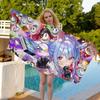 Game H-Hololive Usada P-pekora Microfiber Printed Beach Towel Mountain Climbing Yoga Beach Swimming Running Absorbent Soft Towel
