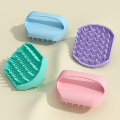 Szczotka do mycia włosów Ergonomiczna Miękki Silikon Masażer Skóry Głowy Rączka Antypoślizgowa Masaż Błotem Szczotka do Szamponu Narzędzie do Mycia Włosów