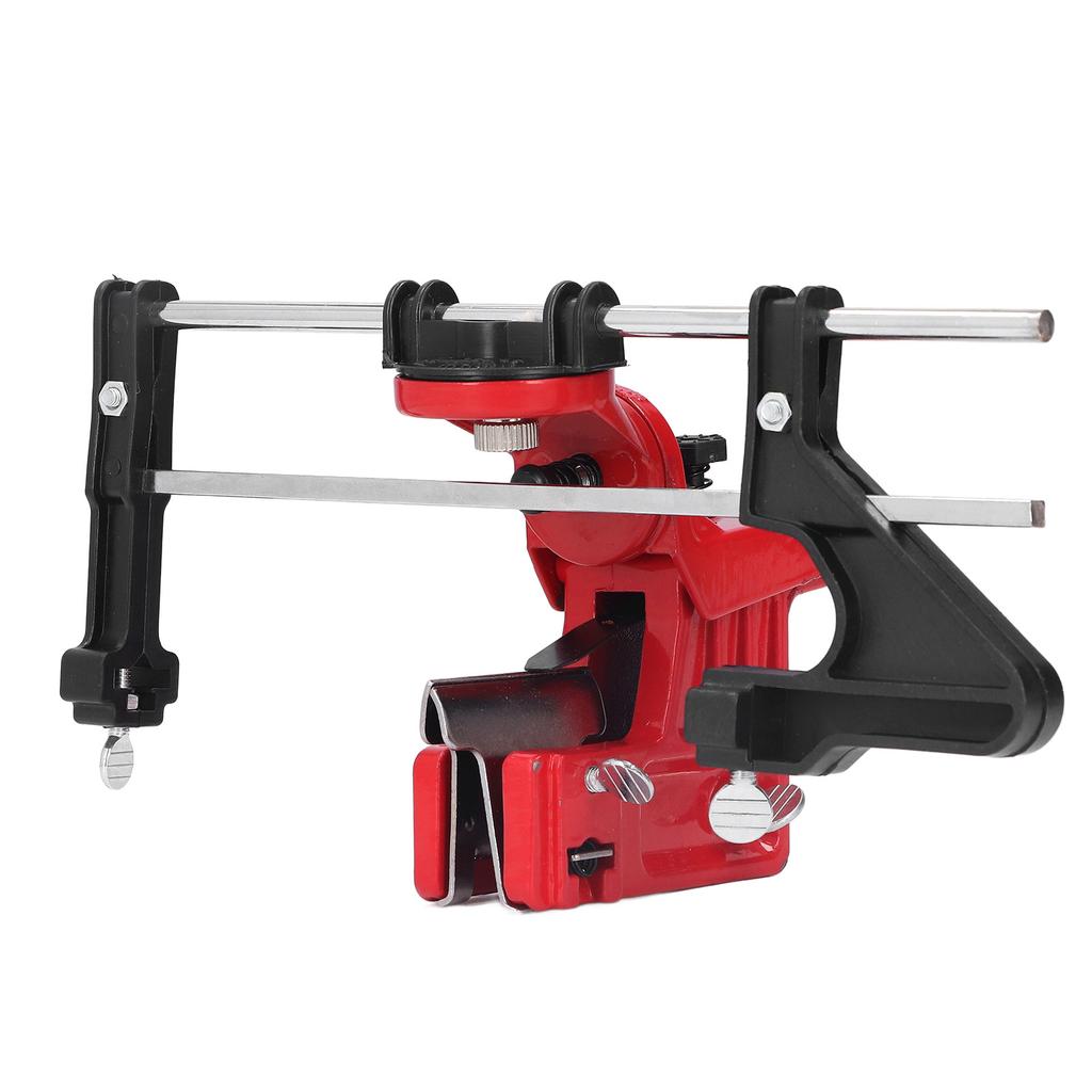 Řetězová bruska Brusný kámen Vodítko Nastavitelná Ocelová Červená Nerezová pro Domácnost