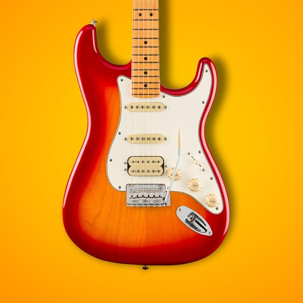 II Stratocaster HSS Maple Fingerboard Aged Cherry Burst Chambered Ash Fender Fender/Player