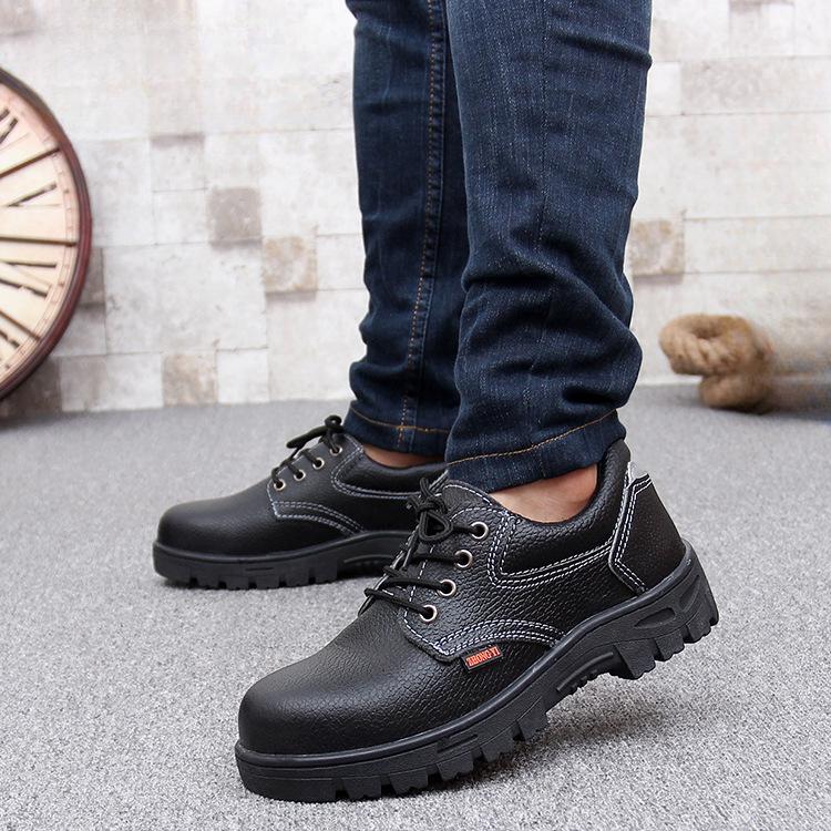 Pracovní obuv Obuv Pánské Letní Deodorant Pracovní Ocel Baotou Bezpečnostní obuv proti rozbití a propíchnutí