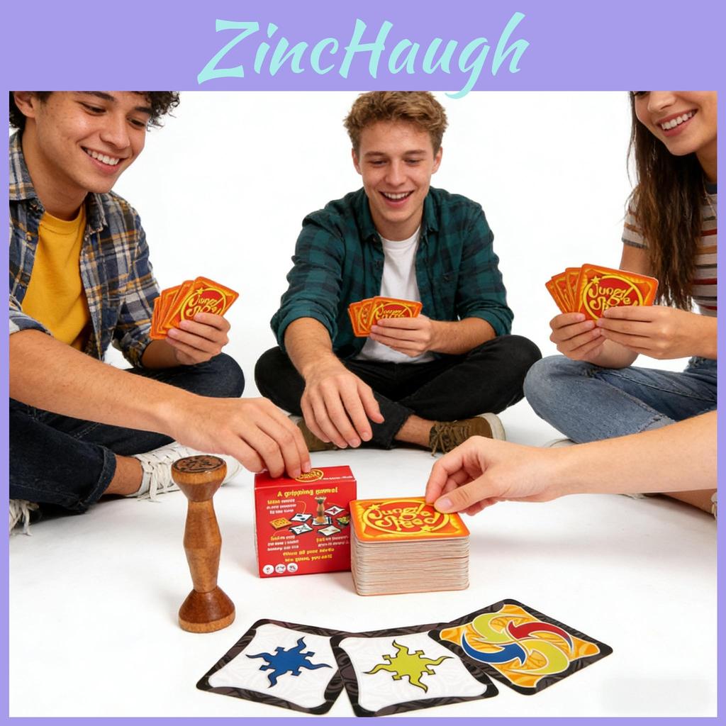 Jungle Speed Card Game With Fastpaced Matching For Family Gatherings