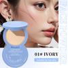 Ocheal Polvo Fijador Mate para Rostro Control de Grasa Ligero Base Radiante Polvo Compacto Maquillaje Facial Cobertura Total Cosmético
