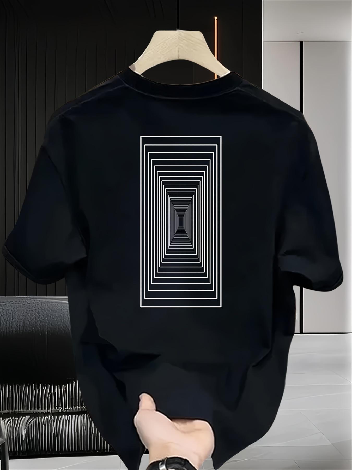Men s Graphic Pattern Printed T-shirt, Pure Cotton For Both Men And Women, Short-sleeved, Casual, Loose And Versatile Style S разноцветный