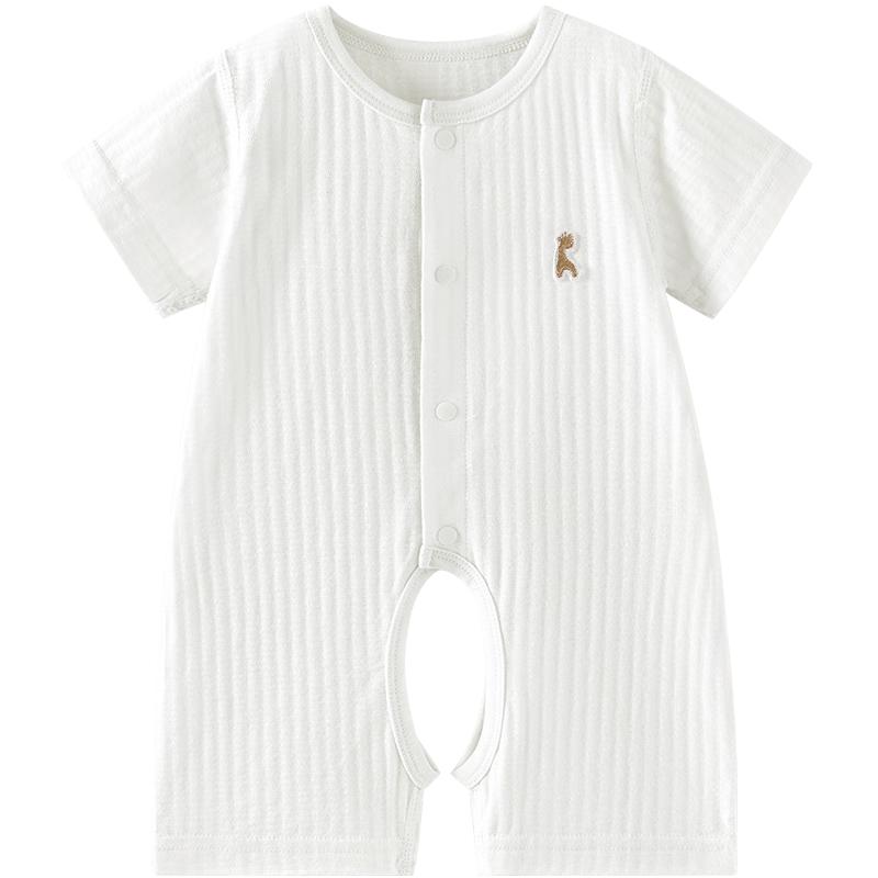 TONGTAI Baby Short-Sleeved Pure Cotton Romper