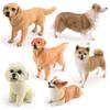 Exquisite PVC Farm Dogs Model Teddy Dog Shiba Inu Corgi Lifelike Realistic Pet Figurines Puppy Action Figures Desktop Ornament