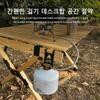 Gas Canister Hanging Hook Stainless Steel Camping Table Gas Hangers Camping Gas Tank Hanger Gas Tank Hooks for Outdoor Camping