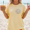 Comfort Colors® Sunset Shirt, Sun Ocean Summer T Shirt, Trendy Beach Tee, Cute Minimalist Summer Tee