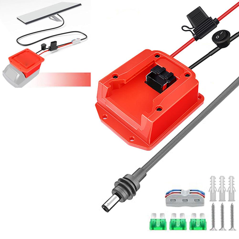 Power Wheels Adaptor for Makita 18V Li-ion Battery Power Mount Connector DIY Adapter Dock Holder For Power Tool RC Toys Robotics