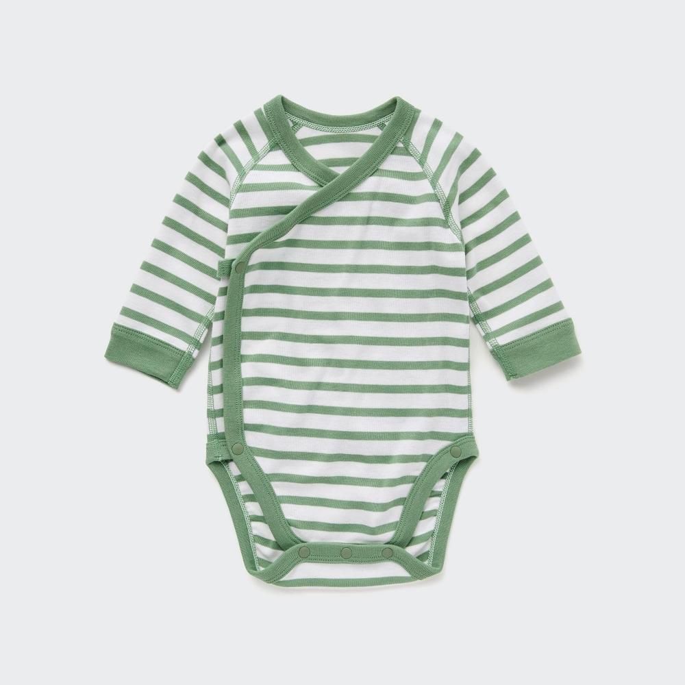 

Боди UNIQLO BN с длинным рукавом 1Р, кайма 60см 03 GRAY/BABY 60