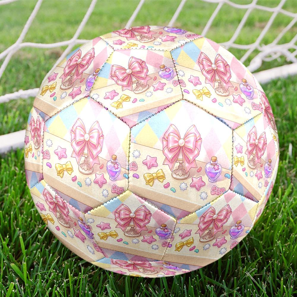 1pc Pastel Fantasy Themed Soccer Ball, Size 5, Lightweight PVC Material, Outdoor Training Soccer Ball Gift. Q62218