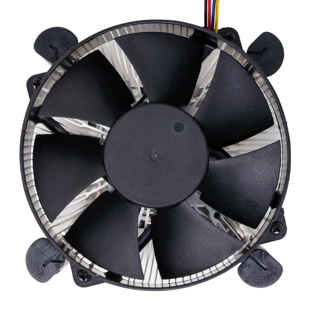 AINEX Push-Pin CPU Cooler for Intel LGA115x/1200 Low Profile Aluminum Heatsink 95mm PWM Fan NI01LP-9225SP