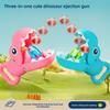Dinosaur Shooting Themed Toy With Rubber Projectiles Target For Gift Children