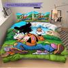 3pcs Goofy Easter Egg Painting Bedding Set, Including 1 Quilt Cover and 2 Pillow Shams, Without Filling, Soft and Comfortable Home Bedroom S055