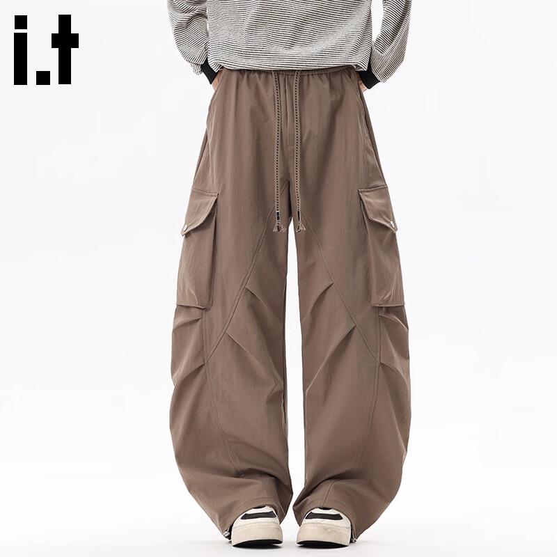 

:CHOCOOLATEit Men s American Curved Blade Loose Straight Leg Casual Pants 3XL