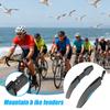 Mountain Bike Mud Guard Widened Splashing Cover Front Rear Mudguard Protection Water Dirt Gravel Splashing Cover for 24/26/27.5