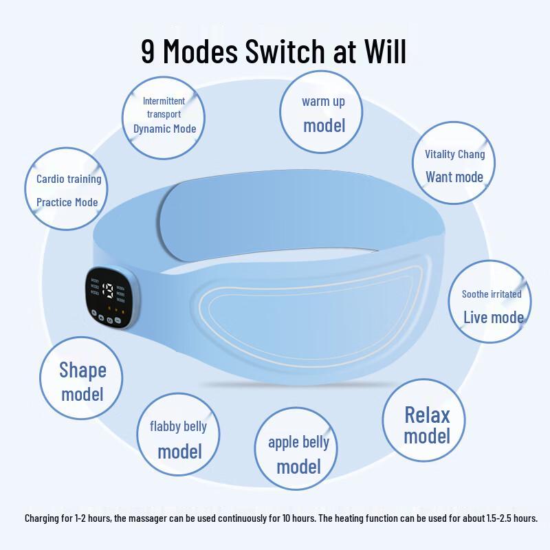 Mussels EMS Waist Massager Belt