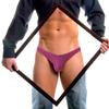 Sexy Men's Briefs Cotton Solid Color Simple Low-Rise Bikini Underwear Men's Thin Comfortable Underpants