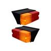 12V Rear Combination Tail Light Assembly (Set of 2) Compatible with Sonalika, Indofarm, Farmtrac, Standard & Universal Tractors