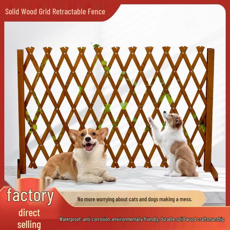 Retractable Anti-Corrosion Wooden Fence