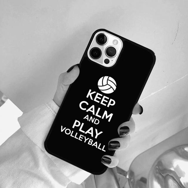 Play Volleyball Quotes Phone Case Cover For iPhone 17 Air 15 Pro MAX 16 Plus 14 12 11 13 Coque