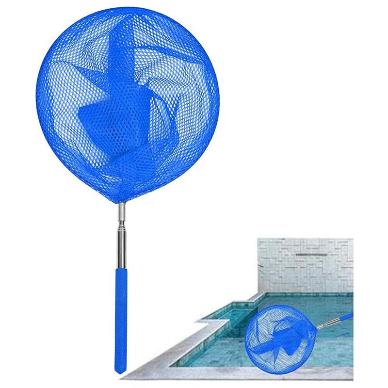 For Tubs Spa Fish Tank Swimming Pools Cleaning Net 10PCS Pool Skimmer Net With Extendable Telescopic Pole